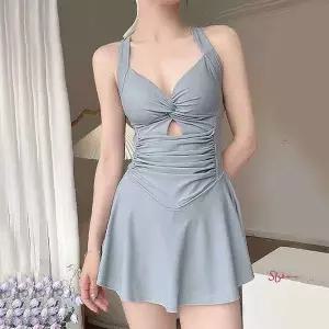 스커트 주름 수영복 원피스def160
