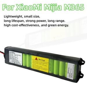 샤오미 M365 전동 스쿠터용 7800mAh 리튬이온 배터리 팩 (내장 BMS 포함) - 통신 기능 없이 확장된 주행거