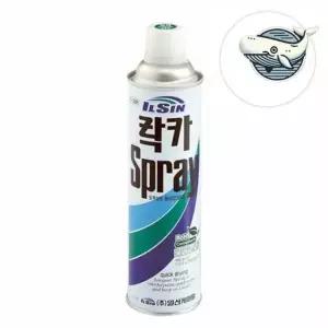 무광백색 페인트 스프레이 420ml 일신 락카 일신케미칼 일신