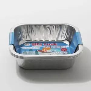 은박라면용기 직화 간편한 알루미늄 만능 멀티냄비 정사각1호 3P