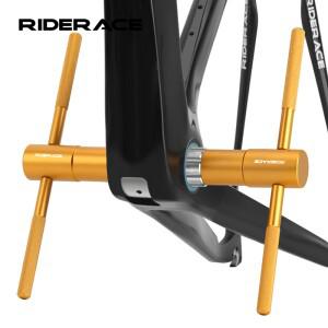 RIDERACE 자전거 하단 브래킷 태핑 도구 세트, 고강도 스틸 BSA BC1.37 * 24T 자전거 프레임 BB 스레드 탭