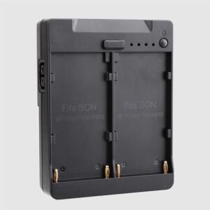 소니 호환 NP-F970 F950 F550용 V 마운트 배터리 전원 변환기 홀더 스위치