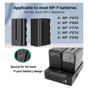B92B-전원 변환기 V-Lock V-마운트 버클 브래킷 어댑터 소니 호환 NP-F970 F950 F550용 V 배터리