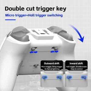 Windows PC/스위치/iOS/Android/Steam 데크용 무선 게임 컨트롤러 충전 도크 2.4G 수신기가 포함 홀 효과