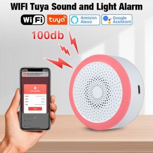 KERUI Tuya 스마트 홈 알람 허브 모션 감지기 도어 센서가있는 WiFi 무선 사이렌 키트 보안을위한 Alexa 지