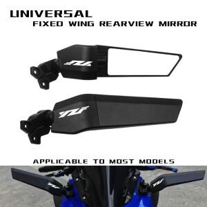 조정  회전 백미러, 야마하 YZF R6 R1 R25 R3 R125 R15 용 오토바이 액세서리, 수정된 바람 날개
