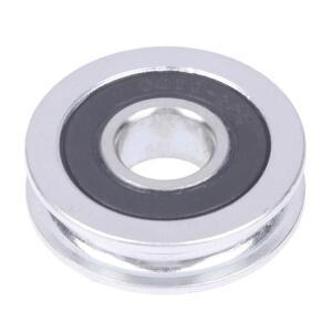 10x30x8mm U-홈 베어링 풀리 5mm 직경 와이어 로프/트랙용 홈형 비표준 오목 휠 가이드