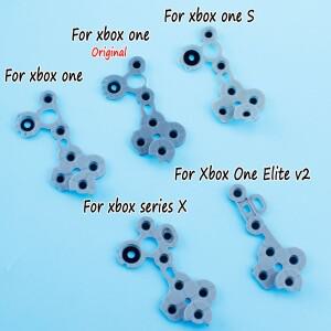 1pcs 무선 컨트롤러 XBOX 호환 호환 One S 슬림 X/ X/Elite V1 V2 게임패드 실리콘 키 버튼 D 용 전도성 고