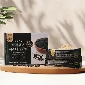 [햇빛고을] 쪄서 볶은 서리태 콩가루 스틱 20g*30포*4박스