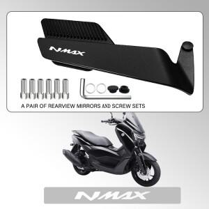 YAMAHA NMAX VMAX TMAX NMAX155 NMAX150 NMAX125 NMAX 용 인증 광각 오토바이 고정 바람 윙 백미러 트랙