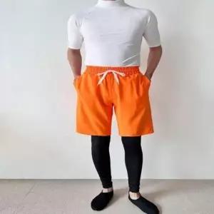 남자 워터레깅스 반바지 오렌지