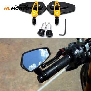 오토바이 핸들 바 백미러, 야마하 YZF R1 R3 R6 R25 MT07 MT09 가와사키 Z800 KTM 두카티 BMW호환 Aprilia