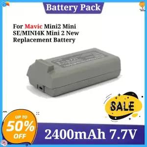 생활 RC소품 드론 배터리 2400mAh 7.7V 매빅 미니2 미니 SE/미니4K 2용 교체 DJI 유 카메라 용