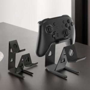 게임패드 랙 스탠드 공간 절약형 데스크탑 스위치/PS5 호환/PS4 호환/XBOX 호환 호환  듀얼 컨트롤러 거치