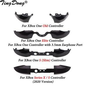 TingDong XBOX 호환 호환 One S 엘리트 컨트롤러 RB LB 범퍼 트리거 버튼 모드 키트  X 게임패드 게임 액세
