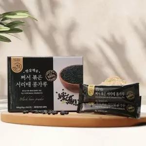 [햇빛고을] 쪄서 볶은 서리태 콩가루 스틱 20g*30포*4박스