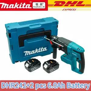 생활 RC소품 마키타 DHR242 18V 무선 로터리 해머 SDS 플러스 24mm 3모드 전문가용 임팩트 드릴 콘크리트용