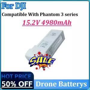 생활 RC소품 DJI 팬텀 3 프로페셔널 스탠다드 어드밴스드 드론 교체용 지능형 비행 배터리 15.2V 4980mAh