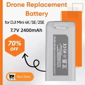 생활 RC소품 DJI 미니 4K/SE/2SE 시리즈 드론 교체 배터리 액세서리용 새 7.7V 2400mAh 용량