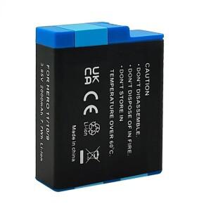 GoPro Hero 10 HERO11 9 리튬 이온 배터리 팩 모션 카메라 2000mAh 충전식 용 보관함