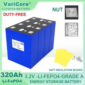 3.2V 360Ah 리튬인산철(LiFePO4) 충전식 배터리 여행용 태양광 RV 캠핑카용 A급 면세