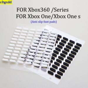 는 XBOX 호환 호환 360/One  S X 게임 컨트롤러 풋 패드 화이트 블랙 콘솔 미끄럼 방지 고무 교체에 적합