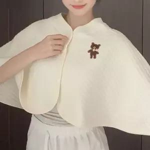 간절기 케이프 여성 레이어드 외투 가디건 망토 어깨 걸치기 숄 판초
