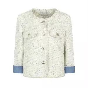 [더아이잗] 세이브존07 크롭 네크 자켓 IP4A0JK061 (S49985094)