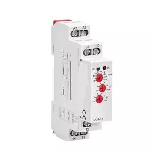 1PCS GRI8-01 전류 모니터링 릴레이 0.8-8A ACDC24V-240V 과전류 저전류 보호