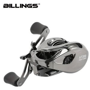 BILLINGS AT 시리즈, 7.2:1 기어비, 51 볼 18LB 최대 드래그, 베이트캐스팅 릴, 민물 바닷물용