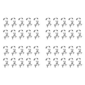 ABRU Truss C 클램프 1 18 2 인치 40 팩 무대 조명 트러스 30 50Mm OD 튜브에 DJ 조명용 55LB 부하