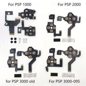 PSP1000/2000/3000/3000 New095 L R 좌우 볼륨 버튼 PCB 키패드 리본 교체 게임 콘솔 플렉스 케이블