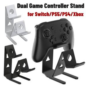 컨트롤러 디스플레이 스탠드 데스크탑 스위치/PS5 호환/PS4 호환/XBOX 호환 호환 게임 액세서리용 듀얼 홀