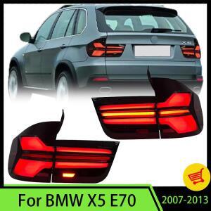 BMW X5 E70 용 자동차 미등 어셈블리 2007-2013 구 수정, 풀 LED 주행등, 주간 주행등, G05 스타일, 신제품