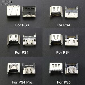 PS5 호환 PS4 호환 Slim 프로 PS3 호환 콘솔 용  1피스 교체 HDMI 호환 포트 디스플레이 소켓 잭 인터페이