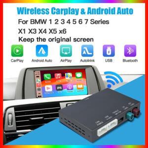 무선 Apple CarPlay 및 Android 자동 미러 링크 기능 BMW NBT CIC 시스템 용 디코더 1 2 3 4 5 6 7 시리즈