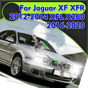 재규어 XF XFR 2012-2014 XFL X260 2016-2020 차량용 LED D3S D3 전구 2개, 30000LM 고광량 램프, 구리 튜