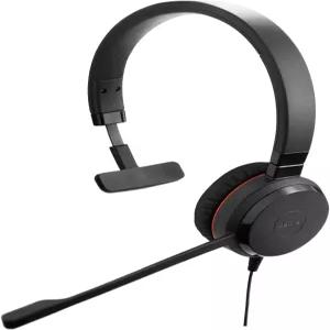 자브라 마이크 포함 30 II 2025 에디션 유선 싱글 이어 헤드셋 - 3.5mm 잭 USB-A/USB-C 연결 노이즈 캔슬링