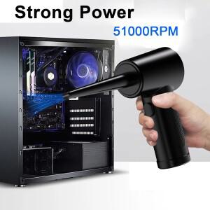 무선 공기 먼지 떨이 60000 RPM 날리는 총 USB 압축 송풍기 컴퓨터 노트북 키보드 카메라 청소