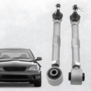 렉서스 IS300 2001-2005 GS300 1998-2005용 리어 토우 컨트롤 암 키트, 실버 스틸, 새 제품, 조절 가능