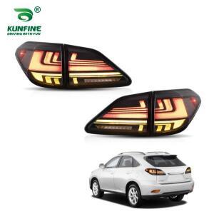 Lexus RX350 2009-2014 용 2x 자동차 테일 라이트 어셈블리 LED 터닝 신호등 DRL 브레이크 역방향 미등 미