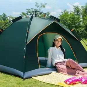 3인용 캠핑 원터치 텐트 피크닉 야외 원터치 텐트 간편 그늘막