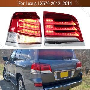 Lexus LX570 용 미등 테일 램프 2012 2013 2014 후면 범퍼 테일 라이트 브레이크 정지 역방향 회전 신호 램