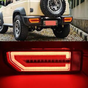 Suzuki JIMNY 용 LED 반사판 테일 램프 2019 2020 2021 2022 2023 미등 후방 램프 주차 브레이크 라이트 흐