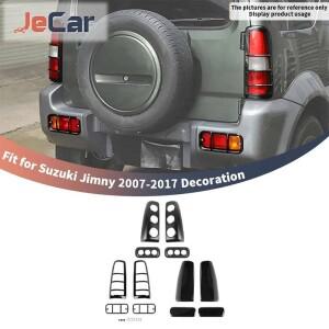 JeCar 자동차 미등 커버/스즈키 지미 2007-2017 용 후방 안개등 커버 자동차 외부 조명 액세서리