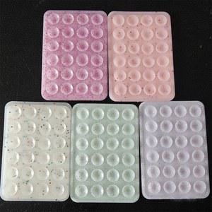 1PC 글리터 흡착식 휴대폰 거치대 휴대용 폰 스탠드 범용 고정 패드 차량용 네비게이션 브래킷
