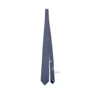 [페라가모] SS25 남성 스트링 프린트 넥타이 35 1205 F NAVY 0778460