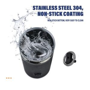 220V 500W 전기 우유 거품기 콜드/핫 듀얼 효과  폼 메이커 라떼 카푸치노 초콜릿 자동