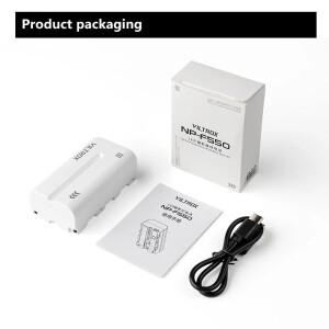 VILTROX NP-F970 리튬 배터리 6600mAh 휴대용 (모니터 비디오 조명 사진 램프용)