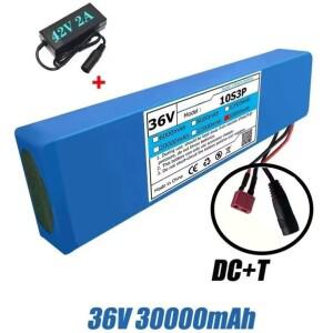 샤오미 M356 전동 스쿠터용 10S3P 30000mAh 리튬 이온 배터리 팩 (BMS 옵션 플러그 포함)
